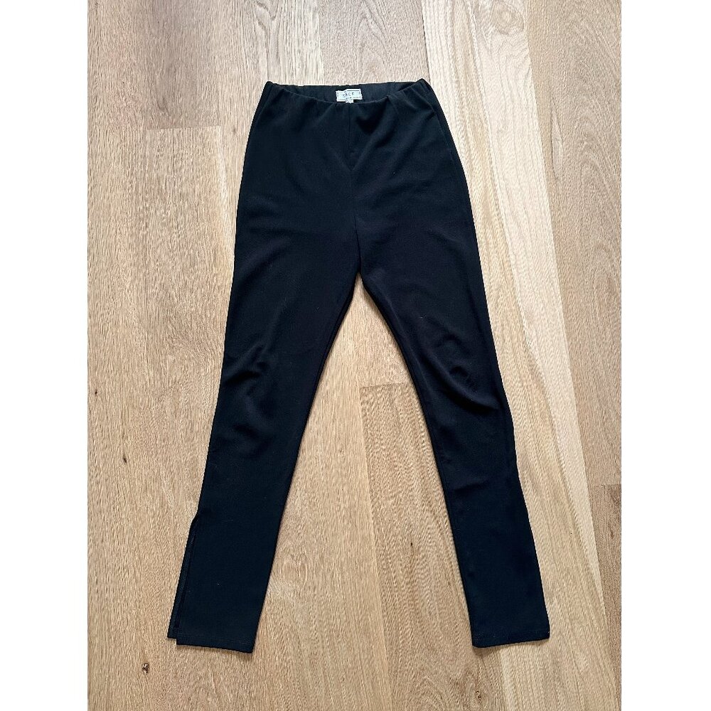 SAGE the Label Split Hem Black Pants, Size XS